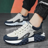 Men's Casual Shoes Thick Base Sneakers White