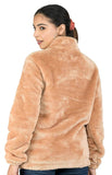 Women's Wool Hoodie Sherpa Sweatshirt