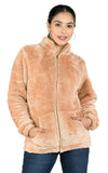 Women's Wool Hoodie Sherpa Sweatshirt