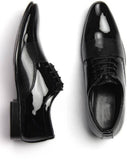 Men's Black Synthetic Leather Formal Shoes