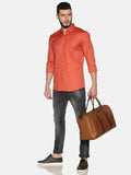 UrGear Cotton Solid Full Sleeves Regular Fit Mens Casual Shirt